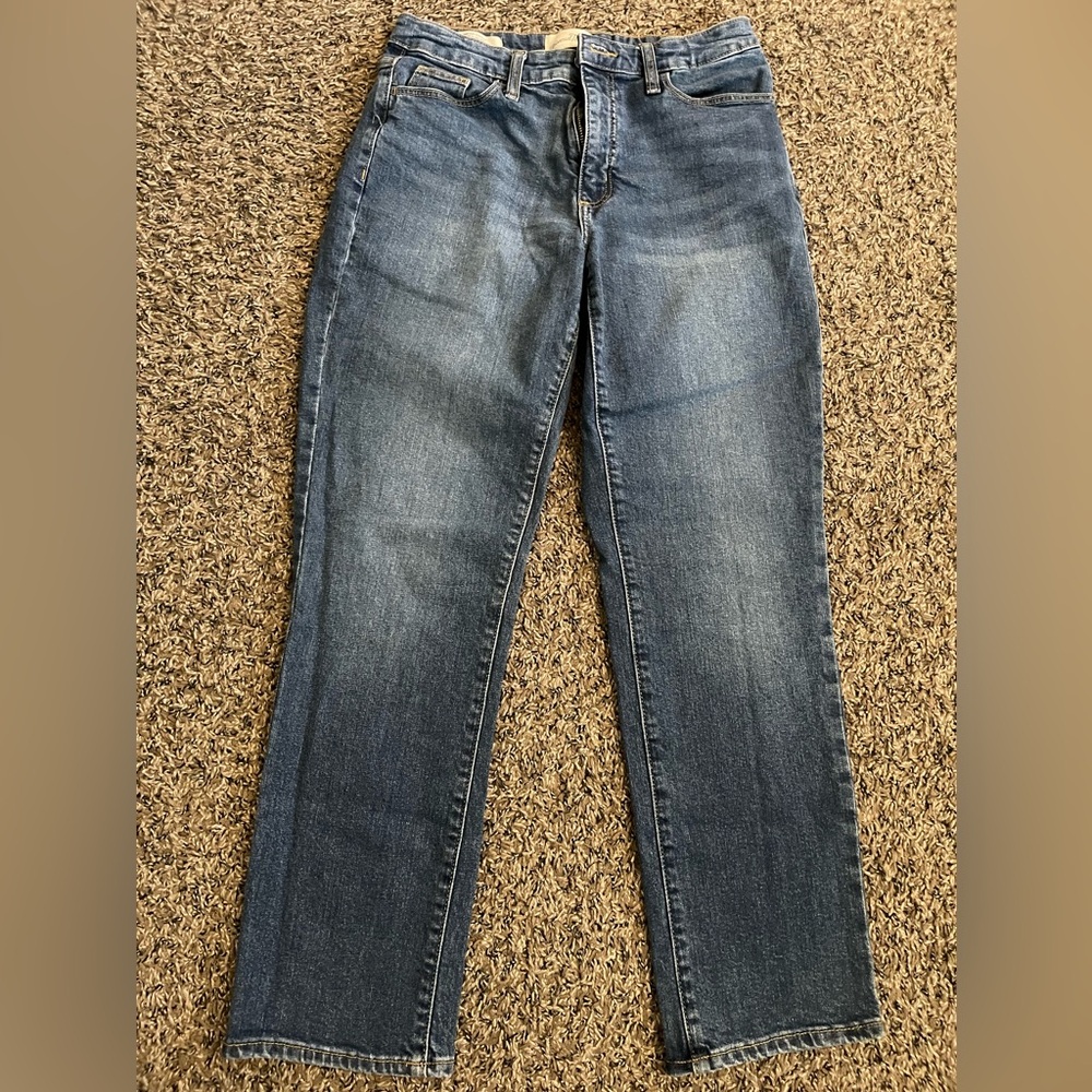 Gray Slim-Straight Jeans